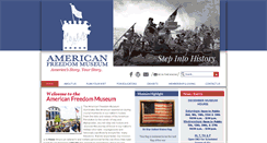 Desktop Screenshot of americanfreedommuseum.org